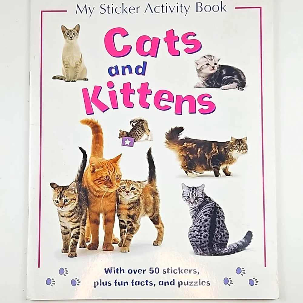 Cats & Kittens Sticker Activity Book